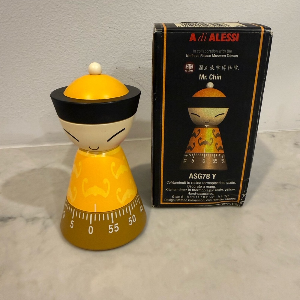 Alessi Mr. Chin Timer and Peeler - Picture 4 of 4